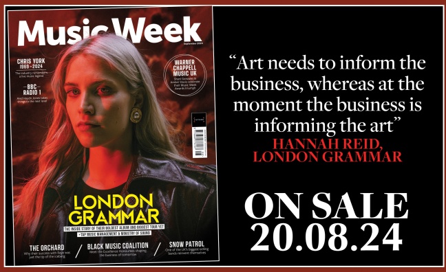 London Grammar cover the September edition of Music Week