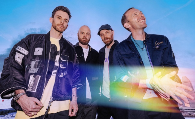 Coldplay tops PPL's rundown of most played UK bands