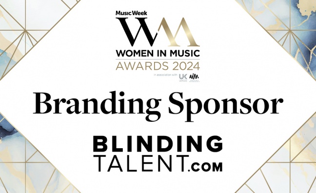 Music Week Women In Music Awards partners with Blinding Talent