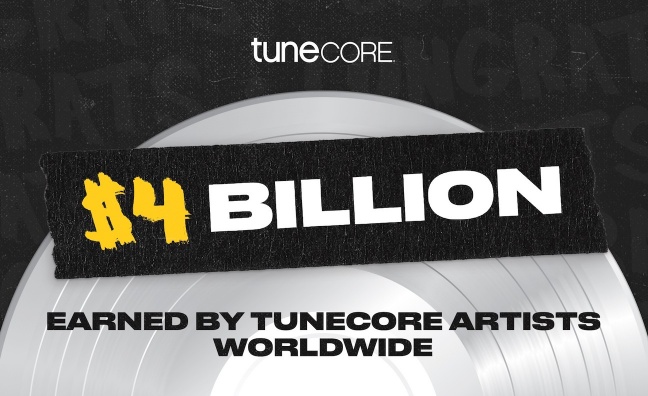 TuneCore's self-releasing artists surpass $4 billion  in earnings